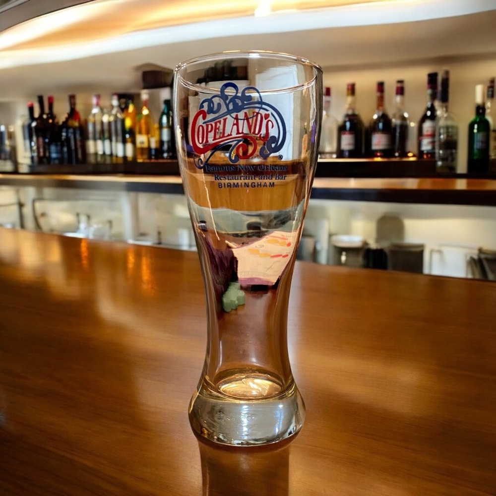 VTG Copeland's New Orleans Restaurant Birmingham Pilsner Beer Glass
